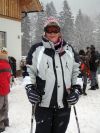Claudia im Schnee